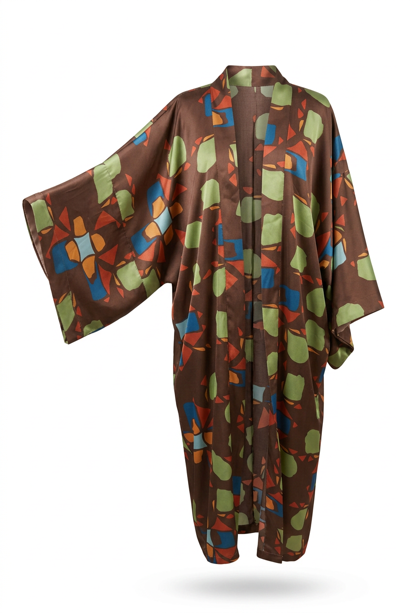 Earth Mosaic Kimono