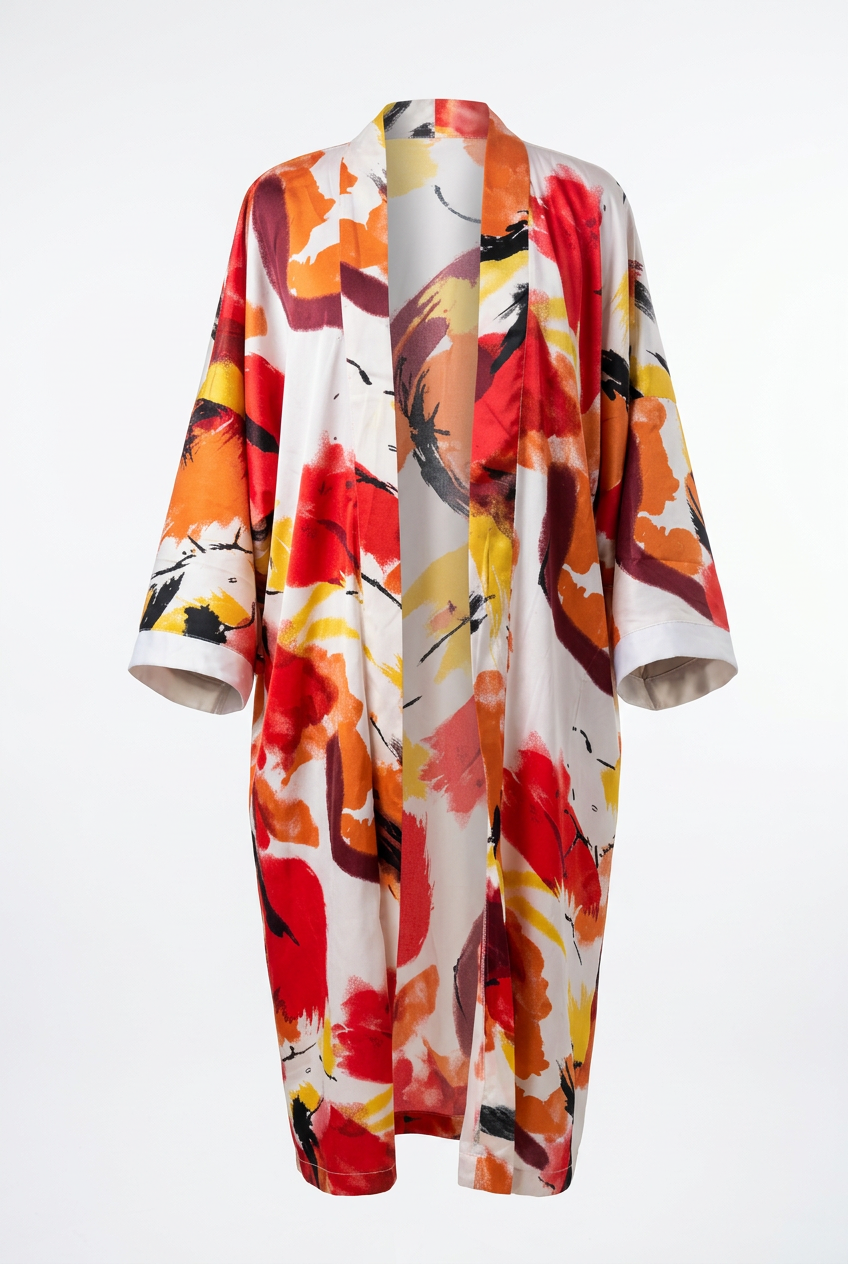 Sunset Canvas Kimono