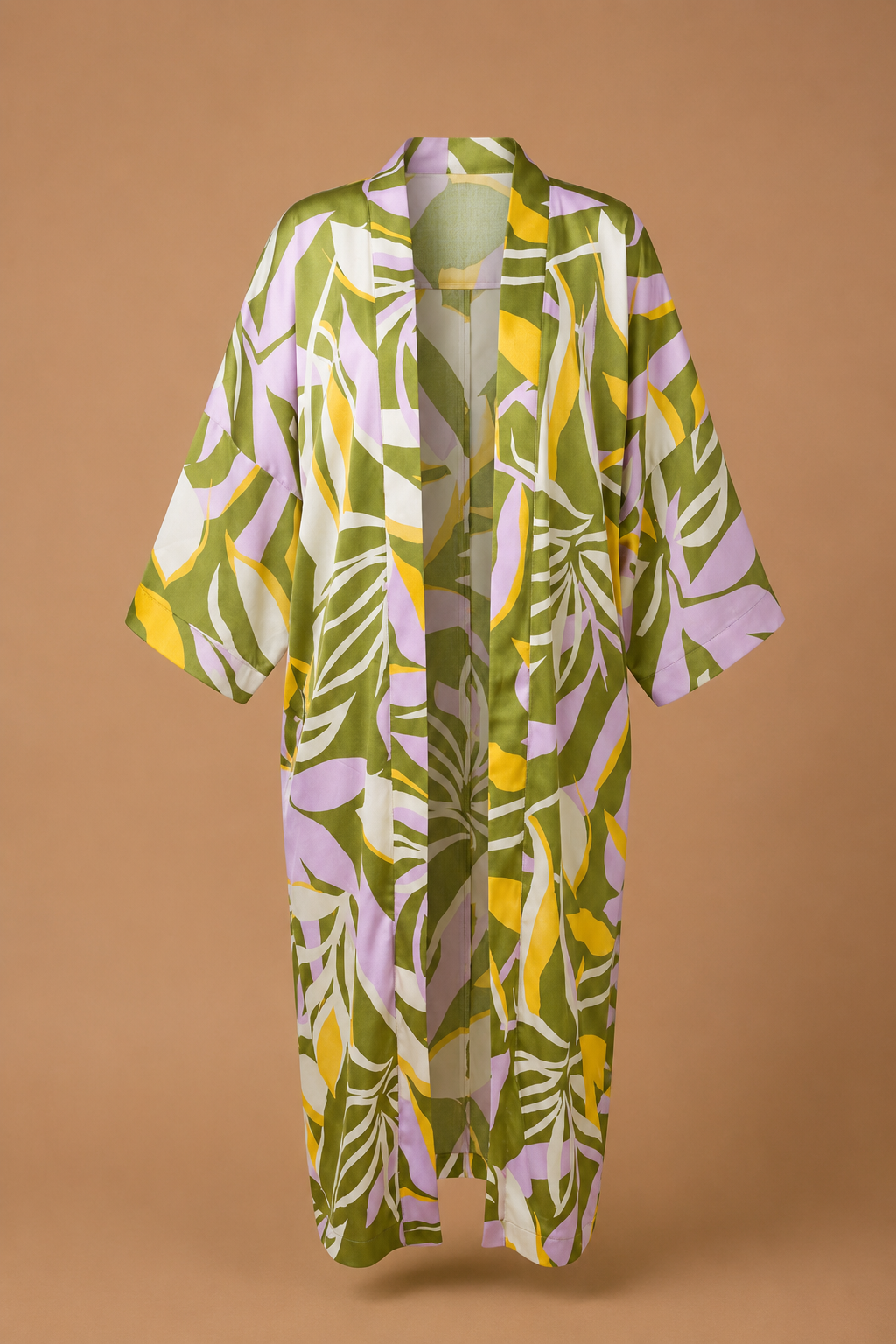 Botanical Muse Kimono with matching scarf