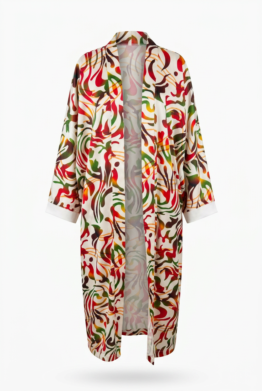 Autumn Brushstroke Kimono