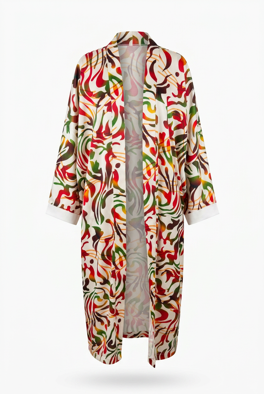 Autumn Brushstroke Kimono