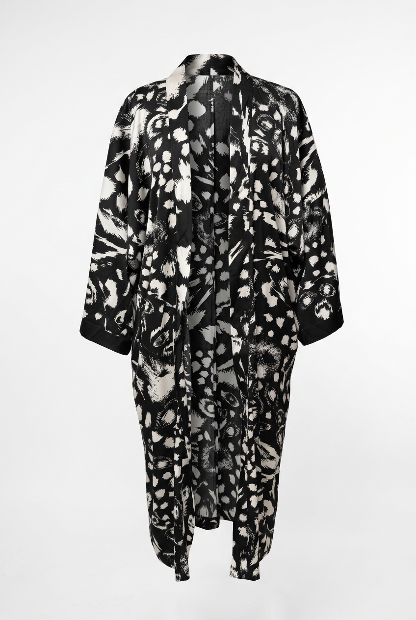 Midnight Bloom Kimono