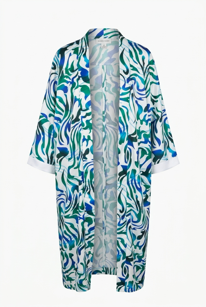 Ocean Current Kimono