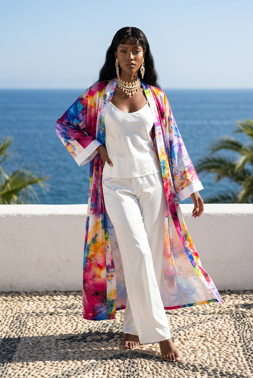 Watercolour Dreams Kimono